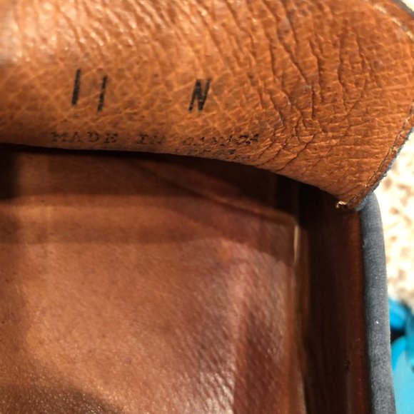 Blue suede shoes!  Loafers wm 11 N - Picture 3 of 4